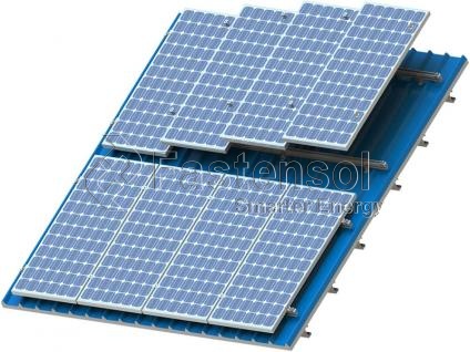sistema de montaje solar de techo de hojalata