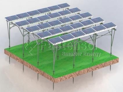 proveedor de sistema de montaje de cultivo solar
