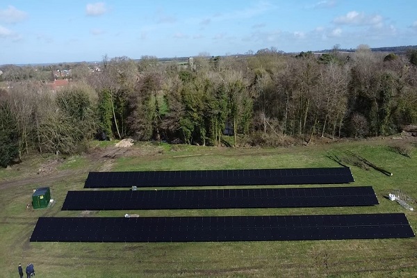 Brackets de montaje de tornillo molido de 200kW en Europa